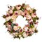 Zoey Blush Burgundy Silk Peony Flower Wreath 23" All Season Indoor Outdoor Fall Autumn